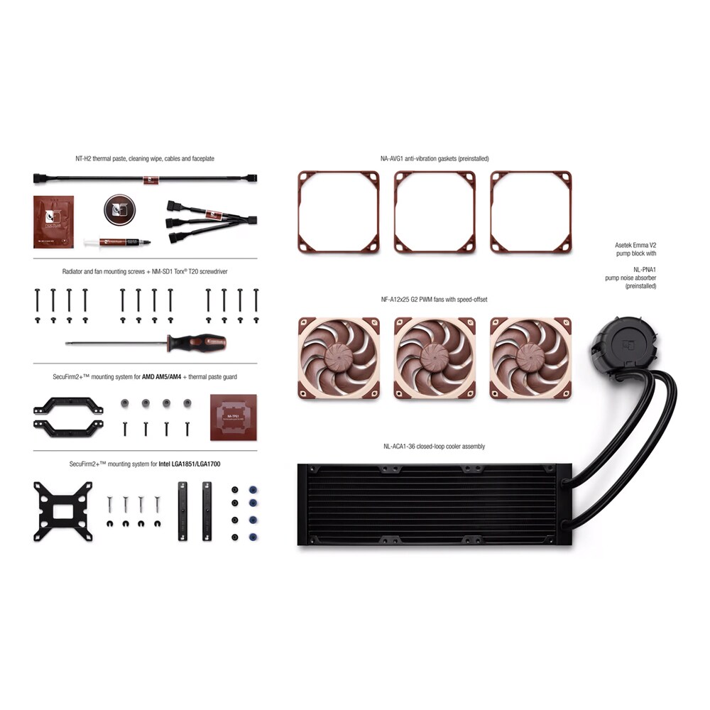 Cooler procesor NOCTUA NL-LC1-36, 120mm, CPNTLC136