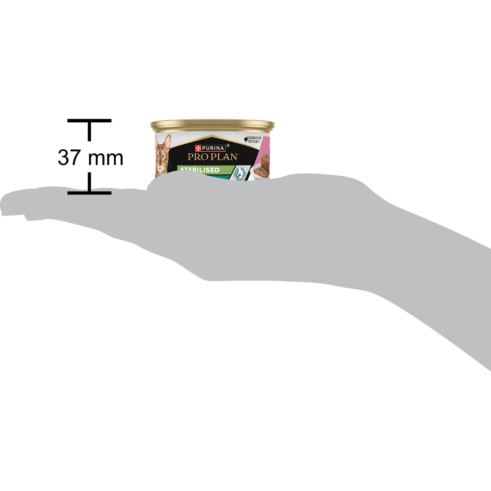 Hrana umeda pentru pisici PURINA PRO PLAN Sterilised Maintenance, Adult, Somon si Ton, 24 x 85 g