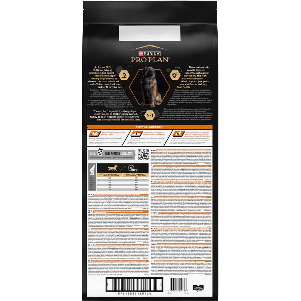 Hrana uscata pentru caini PURINA PRO PLAN Everyday Nutrition Large Robust, Adult, Pui, 10 kg