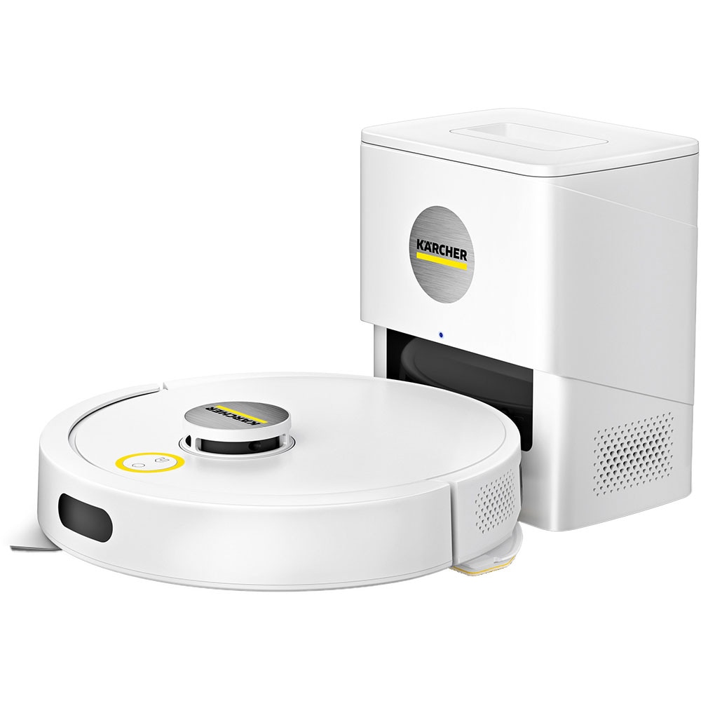 Aspirator robot KARCHER RVC 3 Classic Comfort 1.269-120.0, 0.24l, 14.4V, autonomie max 130 min, Wi-Fi, Navigare Lidar, alb