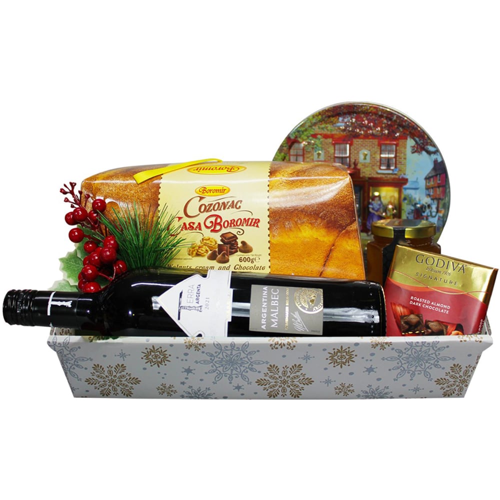 Cos cadou LUXURY BASKETS Essential Christmas Pack 6ECP