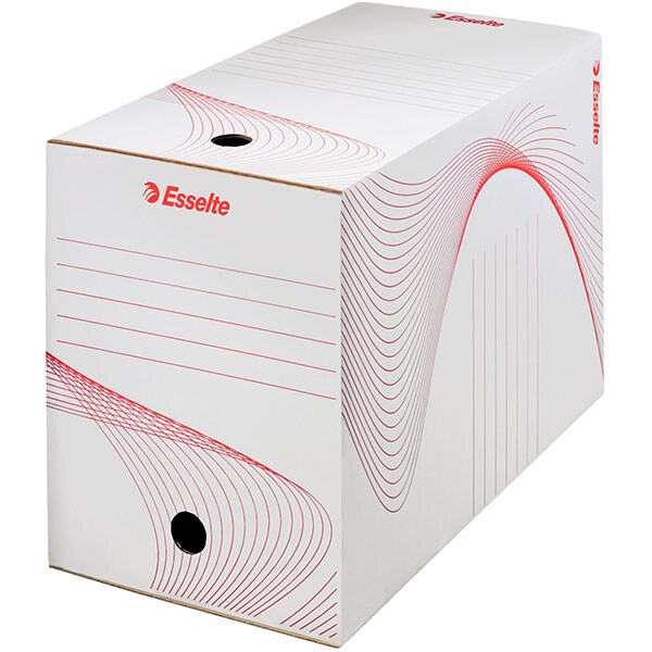 Cutie de arhivare ESSELTE Standard, 250 x 200 x 352 mm, carton, 1 bucata, alb