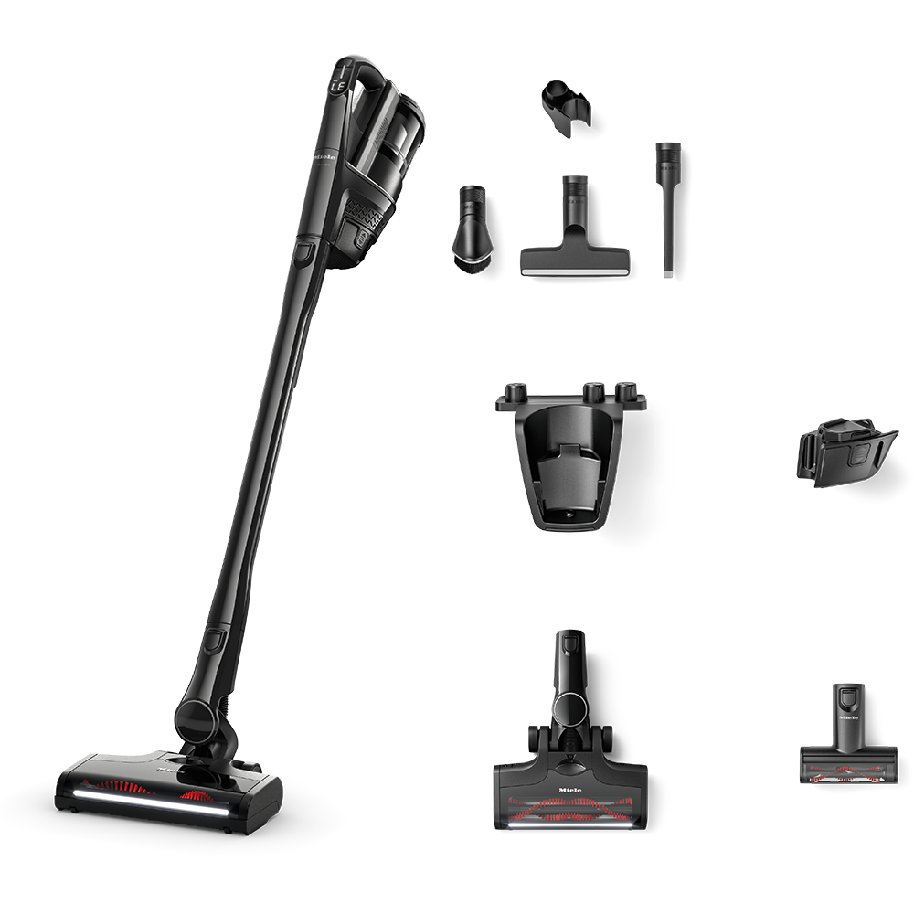 Aspirator vertical MIELE Triflex HX3 Cat&Dog 12878350, 0.5l, 25.2V, autonomie max 70 min, negru
