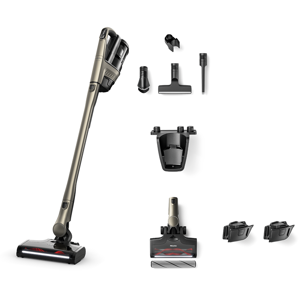 Aspirator vertical MIELE Triflex HX3 Plus 12878370, 0.5l, 25.2V, autonomie max 140 min, auriu