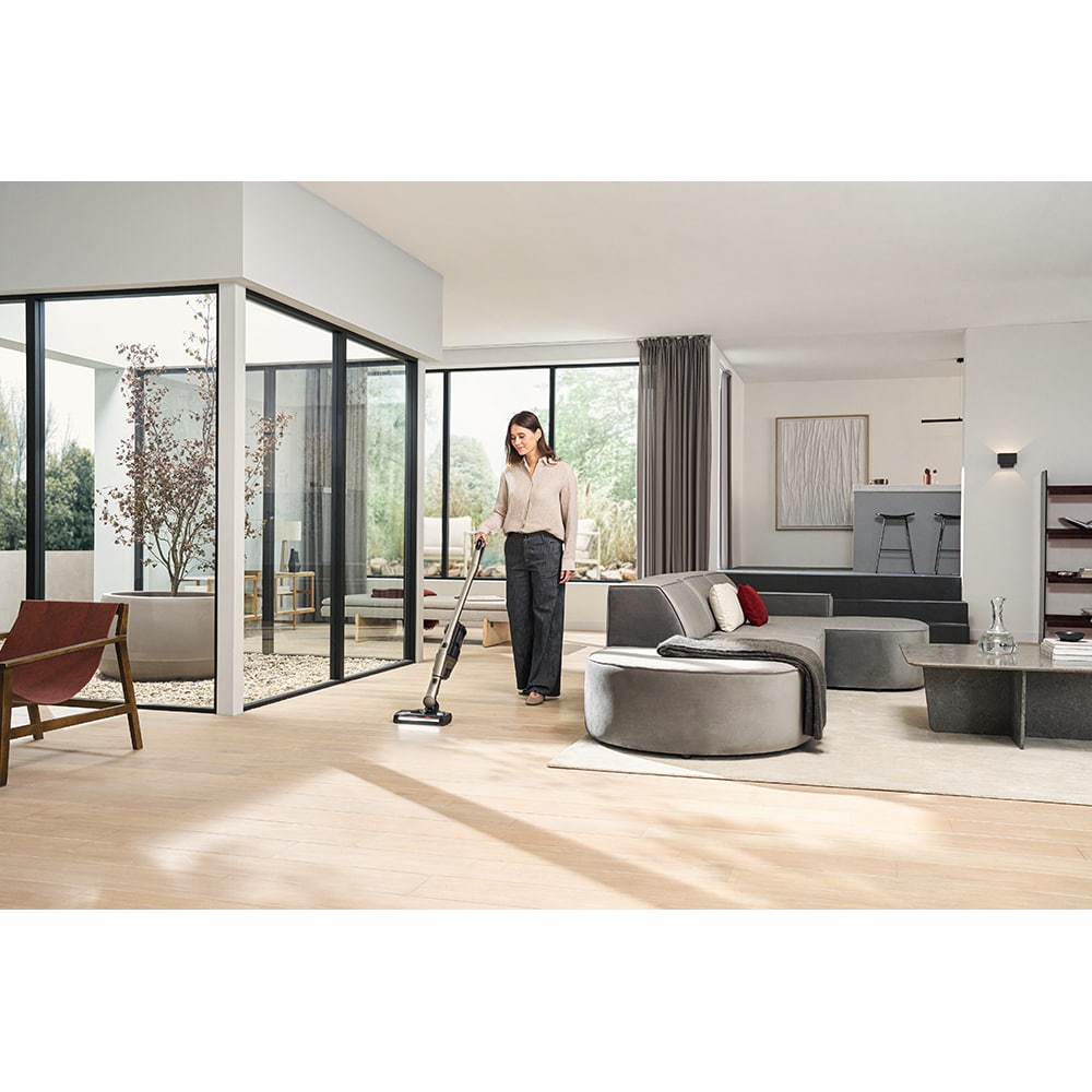 Aspirator vertical MIELE Triflex HX3 Plus 12878370, 0.5l, 25.2V, autonomie max 140 min, auriu
