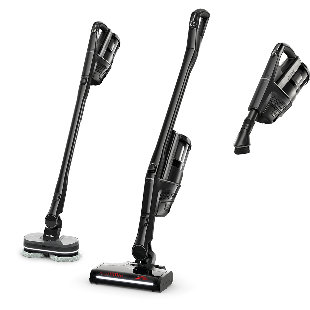 Aspirator vertical MIELE Triflex HX3 Aqua 12878380, 0.5l, 25.2V, autonomie max 70 min, negru