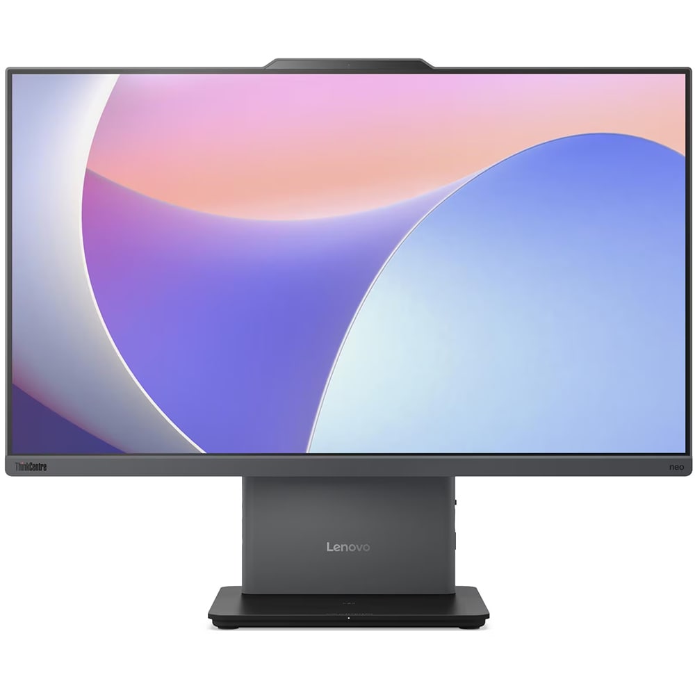 Sistem PC All in One LENOVO ThinkCentre neo 50a 24 Gen 5, Intel Core i3-1315U pana la 4.5GHz, 23.8" Full HD, 8GB, SSD 512GB, Intel UHD Graphics, Free DOS, Luna Grey