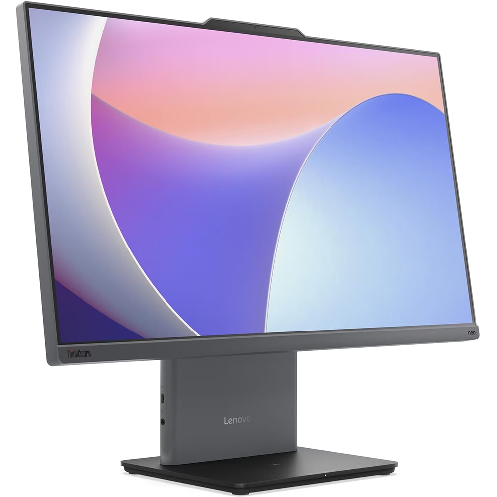 Sistem PC All in One LENOVO ThinkCentre neo 50a 24 Gen 5, Intel Core i5-13420H pana la 4.6GHz, 23.8" Full HD, 16GB, SSD 512GB, Intel UHD Graphics, Windows 11 Pro, Luna Grey