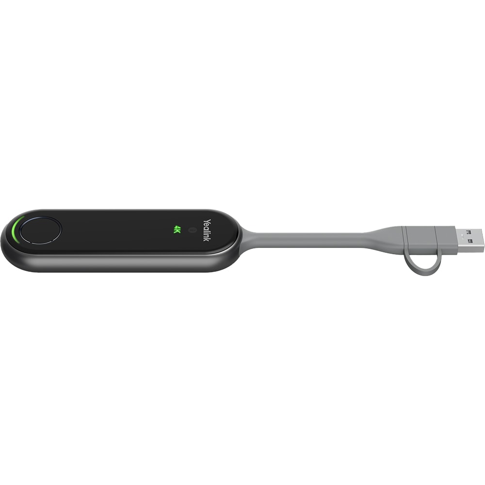 Adaptor wireless videoconferinta YEALINK PA20, 4K UHD, USB-C/USB-A, Wi-Fi 6, negru-gri