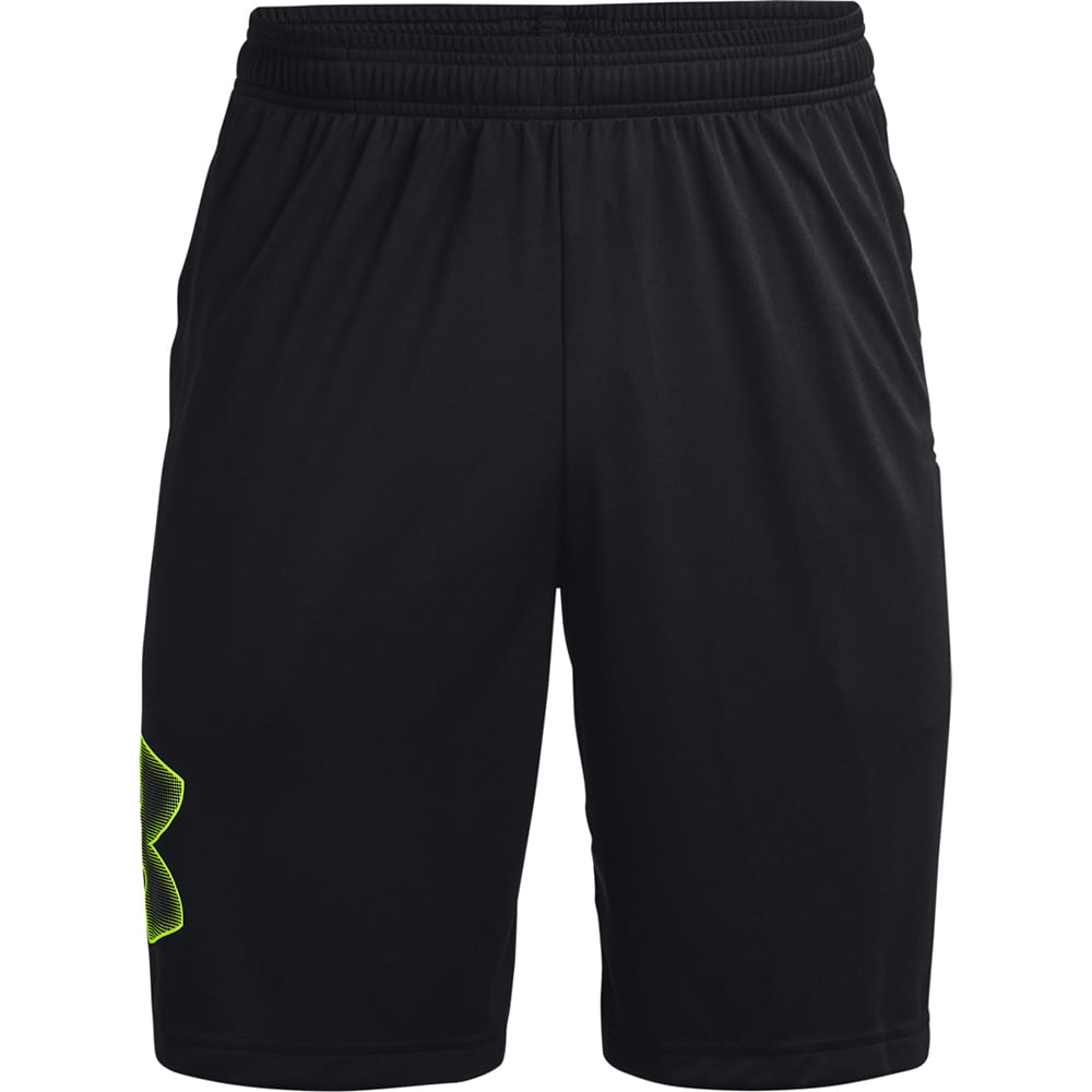 Pantaloni scurti barbati UNDER ARMOUR UA Tech Graphic Short, marimea XL, negru-galben