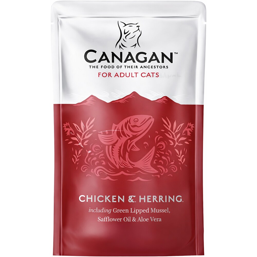 Hrana umeda pentru pisici CANAGAN, Adult, Pui, 8 x 85 g