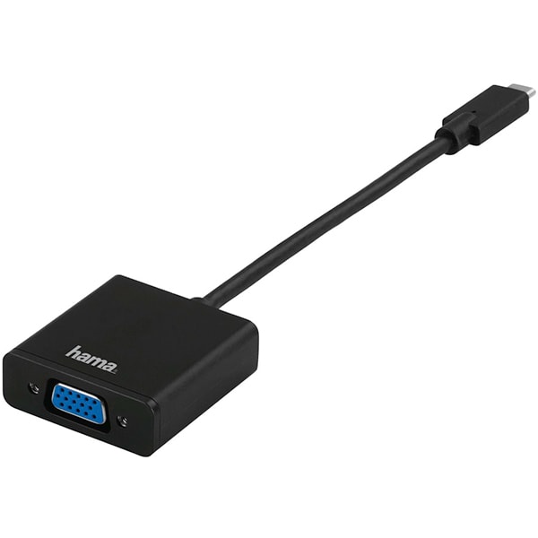 Adaptor USB-C - VGA HAMA 135727, negru