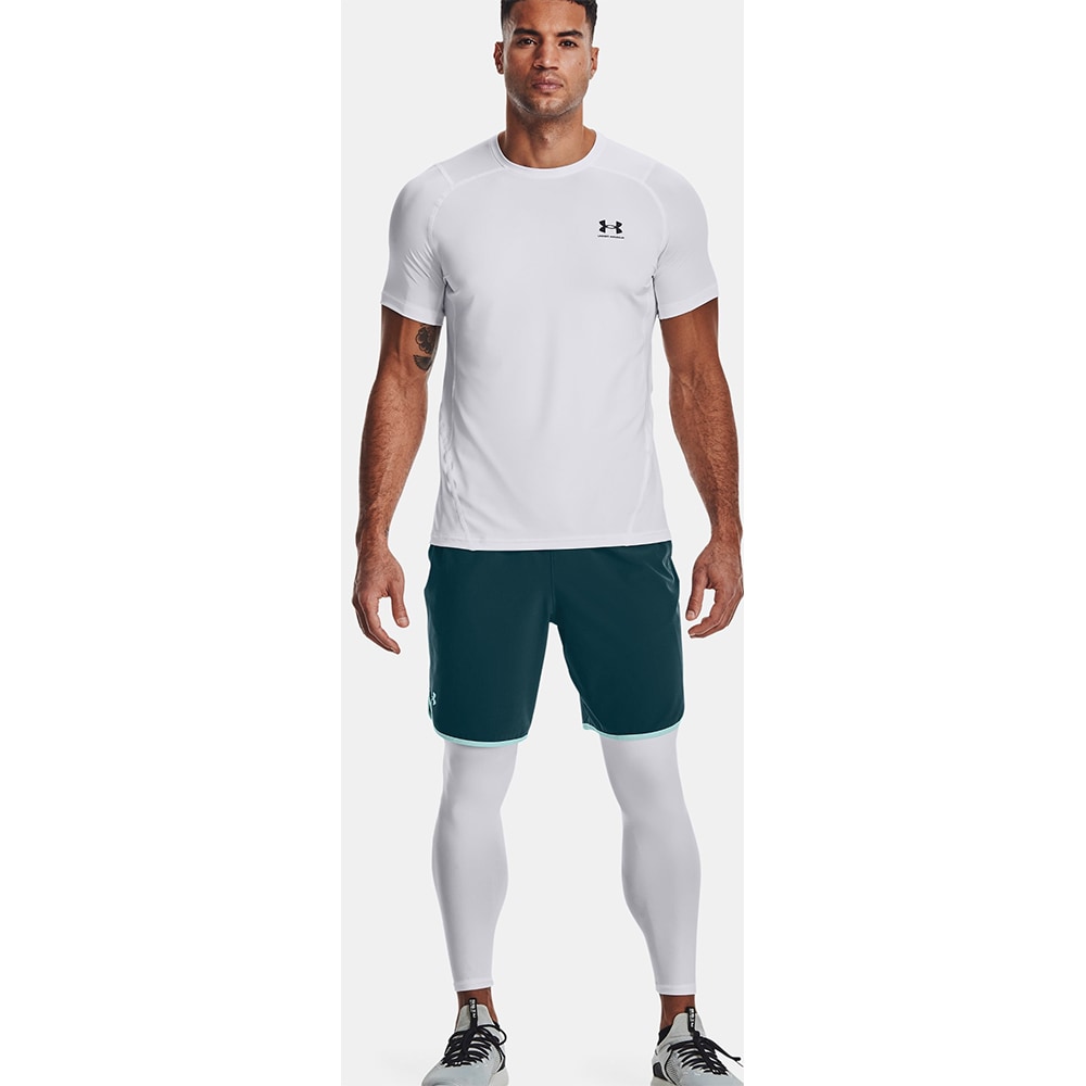 Colanti barbati UNDER ARMOUR UA HG Armour Leggings, marimea M, alb