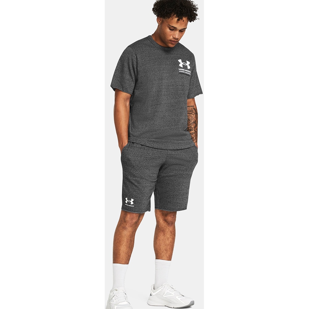Pantaloni scurti barbati UNDER ARMOUR UA Rival Terry Short, marimea XL, gri