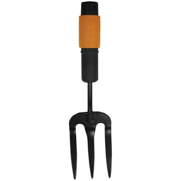 Cultivator furca cu 3 dinti FISKARS QuikFit 137552, 27.3cm, otel