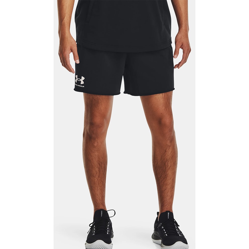 Pantaloni scurti barbati UNDER ARMOUR UA Rival Terry 6In Short, marimea S, negru