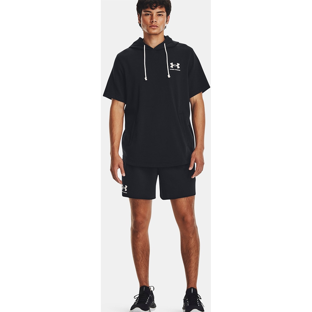 Pantaloni scurti barbati UNDER ARMOUR UA Rival Terry 6In Short, marimea S, negru