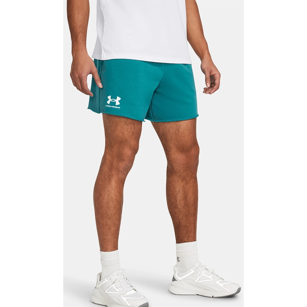 Pantaloni scurti barbati UNDER ARMOUR UA Rival Terry 6In Short, marimea L, albastru