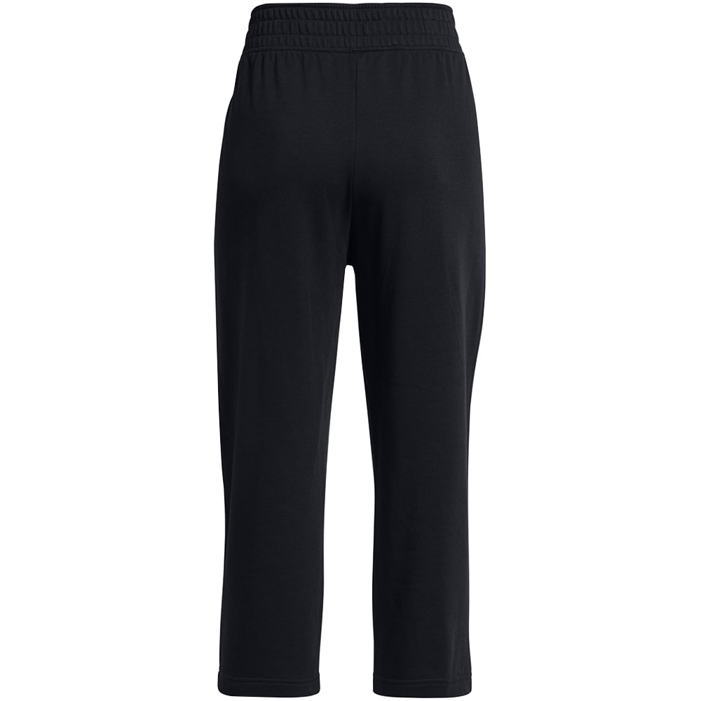 Pantaloni de trening femei UNDER ARMOUR UA Rival Terry Crop Wide Leg, marimea S, negru