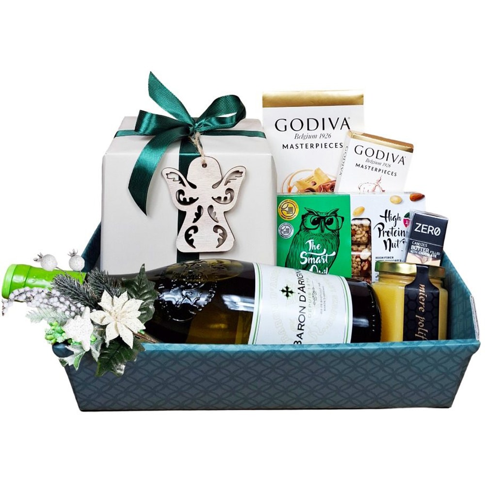 Cos cadou LUXURY BASKETS Craciun Gourmet Select 8CGS