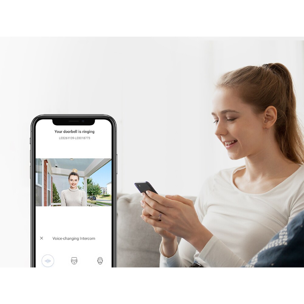 Videointerfon inteligent EZVIZ HP7 Pro, 4K, TFT 8 inch, Wi-Fi, IR, gri-negru