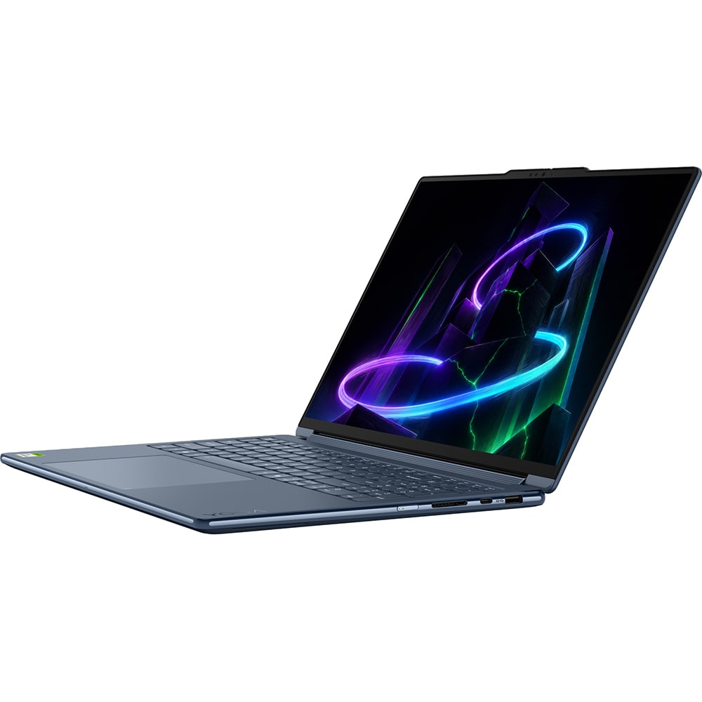 Laptop 2 in 1 LENOVO Yoga 9 16N1X11, NVIDIA RTX Spark pana la 4GHz, 16" 2.8K Touch OLED, 64GB, SSD 1TB, NVIDIA Blackwell RTX 6144-core GPU, Windows 11 Pro, Cosmic bleu