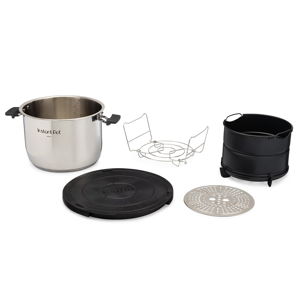 Multicooker INSTANT POT Combi Pro Crisp 140002701EU, 8l, 1500W, 11 programe, negru