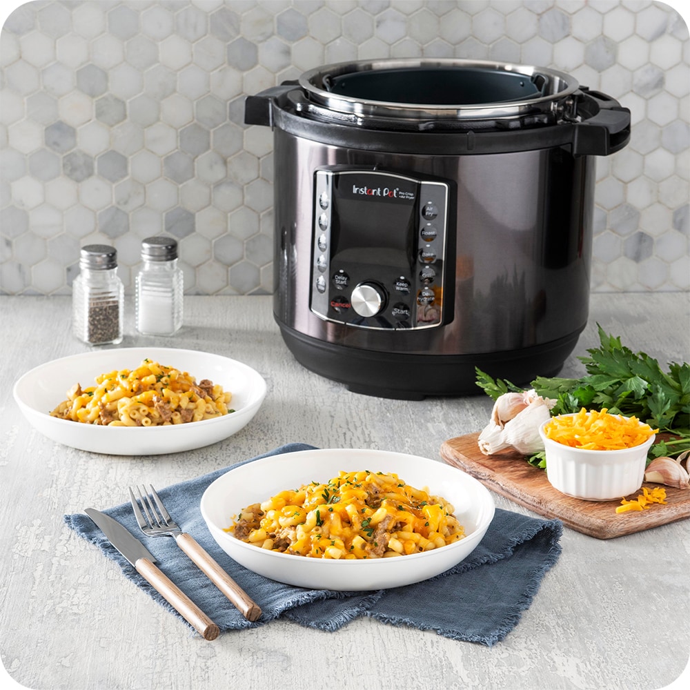 Multicooker INSTANT POT Combi Pro Crisp 140002701EU, 8l, 1500W, 11 programe, negru