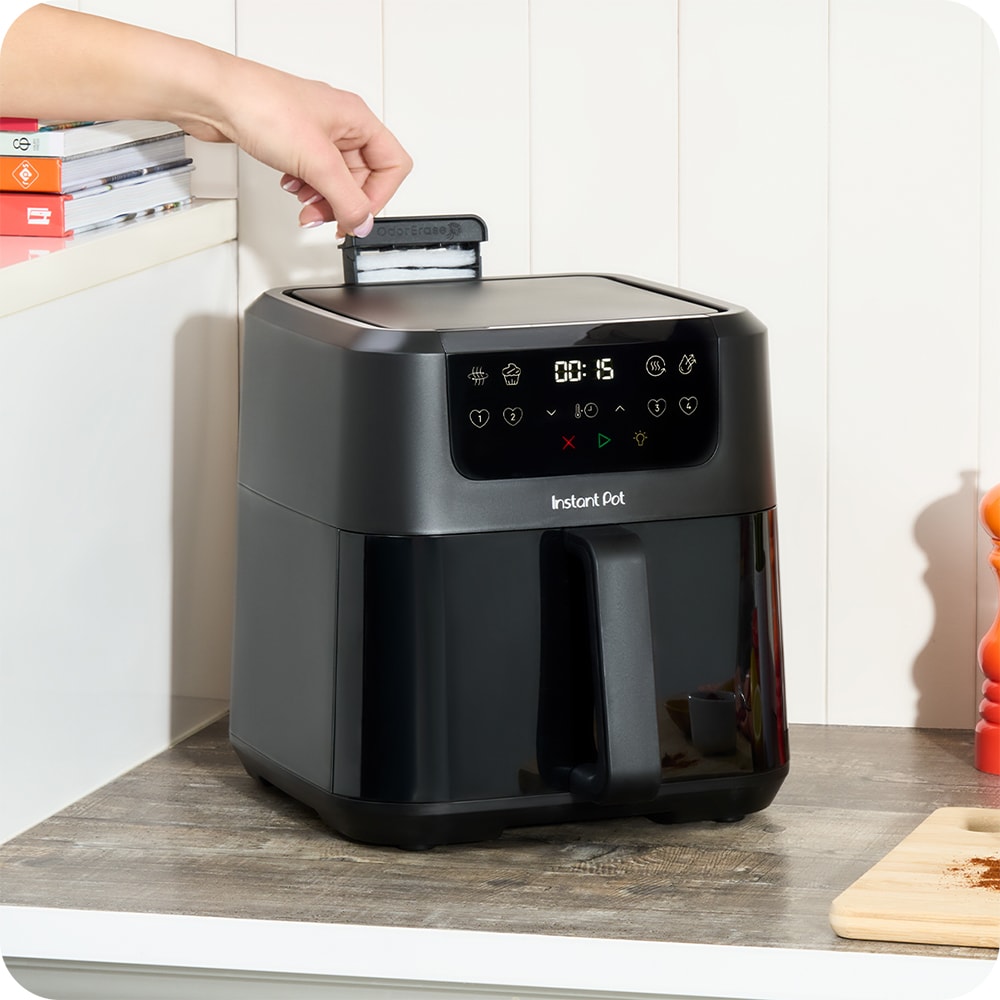 Friteuza cu aer cald INSTANT POT Vortex Compact 140308301EU, 0.75kg, 5l, 1500W, negru