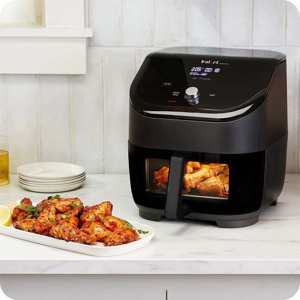 Friteuza cu aer cald INSTANT POT Vortex Plus Clearcook 140309801EU, 1.7kg, 5.7l, 1700W, negru
