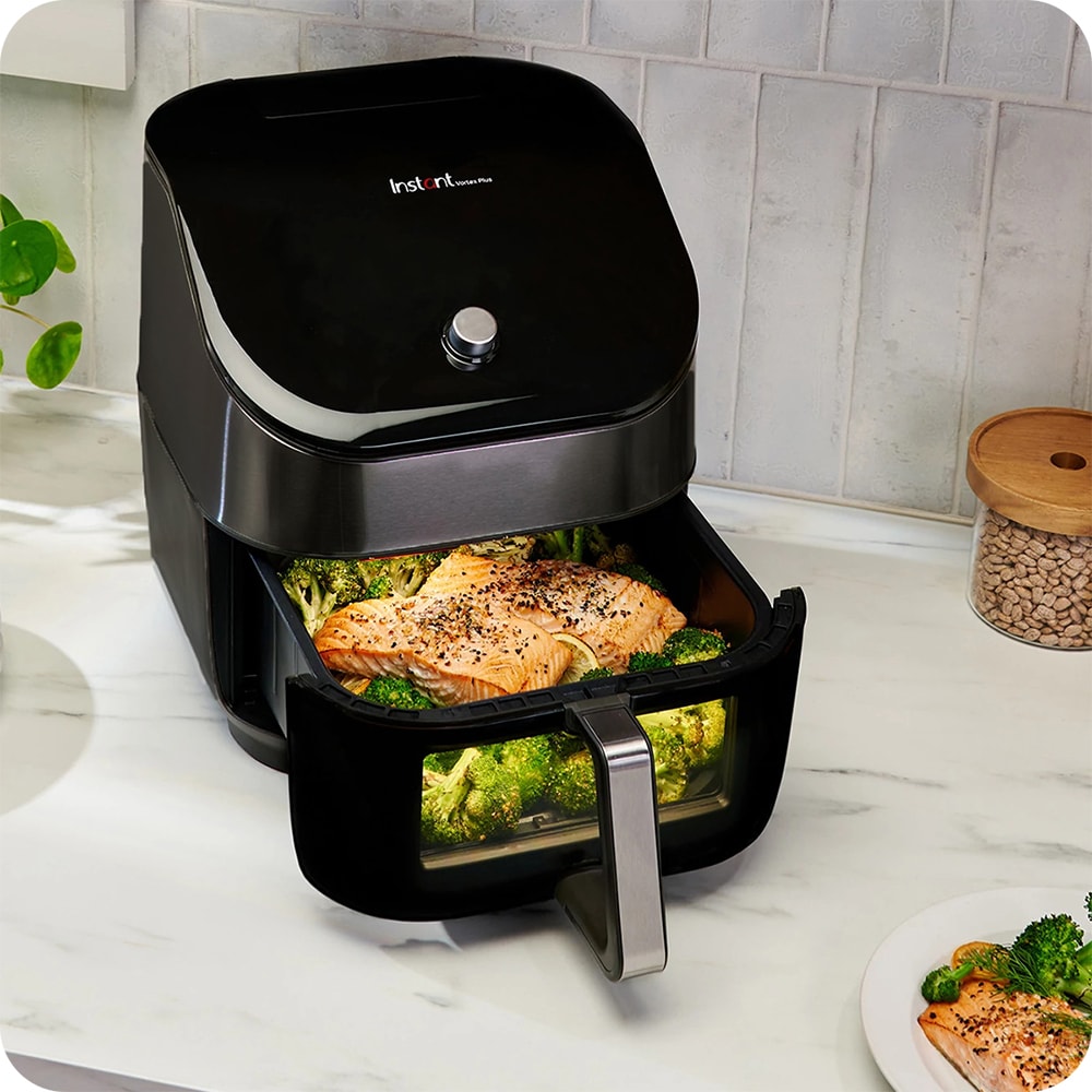 Friteuza cu aer cald INSTANT POT Vortex Plus Clearcook 140309801EU, 1.7kg, 5.7l, 1700W, negru
