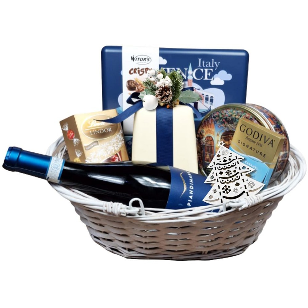 Cos cadou LUXURY BASKETS Craciun Elegant Montepulciano 7CEM