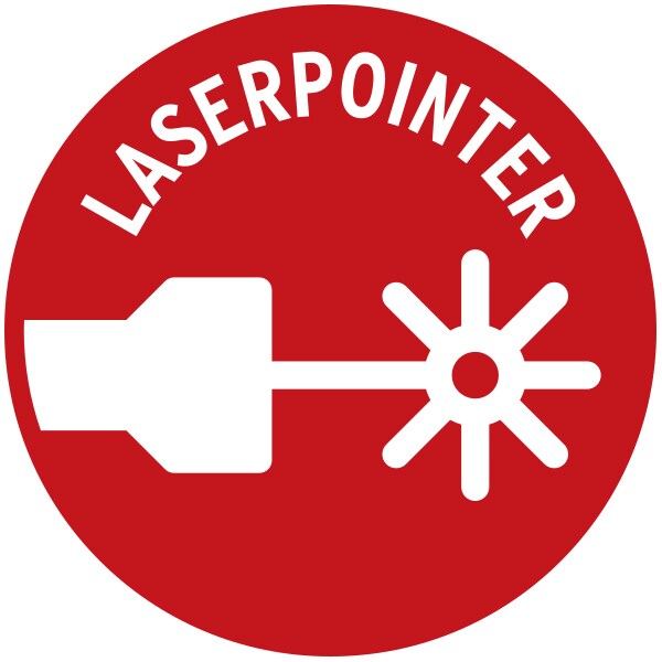 Lanterna LED cu pointer laser BRENNENSTUHL 142374, 45 lumeni, 3xAAA, negru