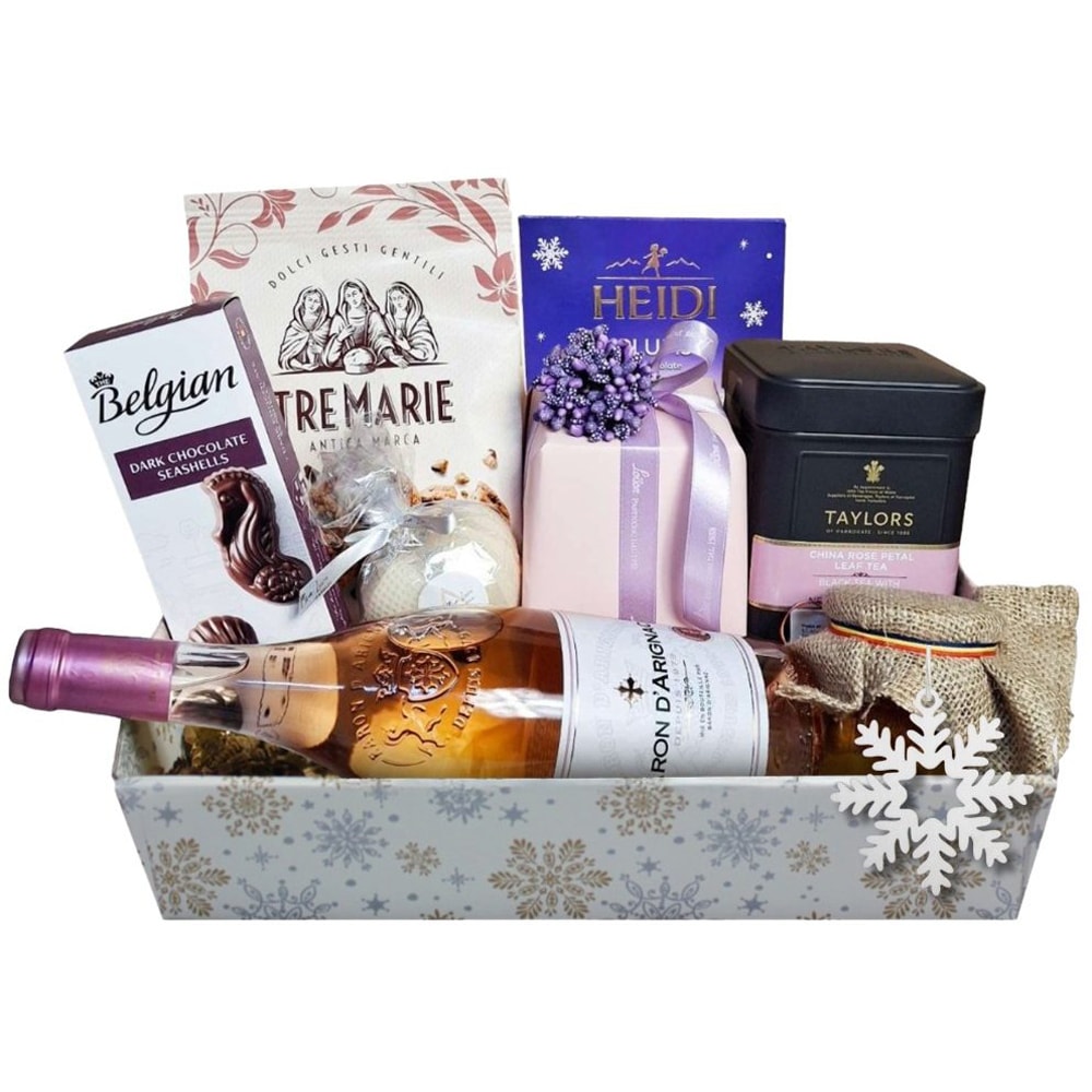 Cos cadou LUXURY BASKETS Craciun Elegant pentru Femei 9CEF