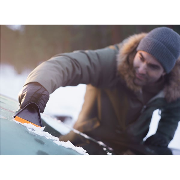 Racleta gheata pentru masina Fiskars Solid 143063, 21cm, plastic