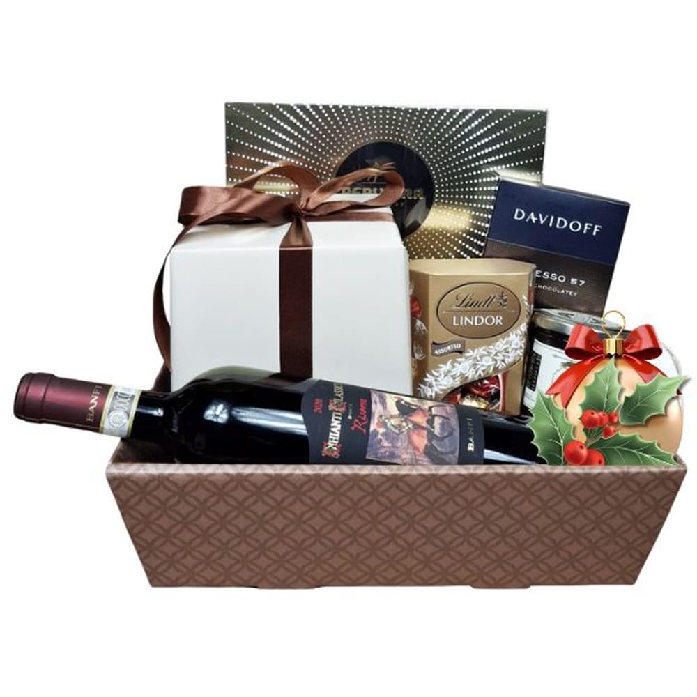 Cos cadou LUXURY BASKETS Craciun Banfi Chianti 7CBC