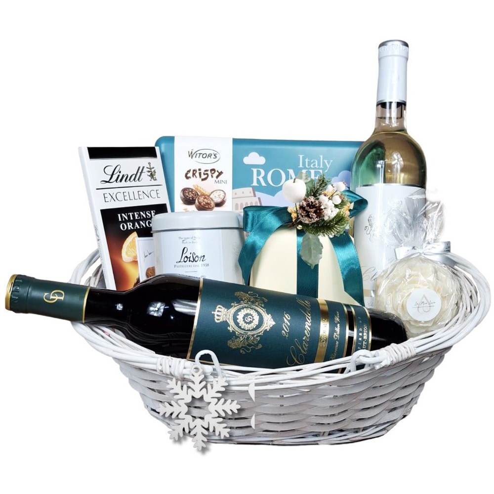 Cos cadou LUXURY BASKETS Craciun Rafinat Clarendelle 8CRC