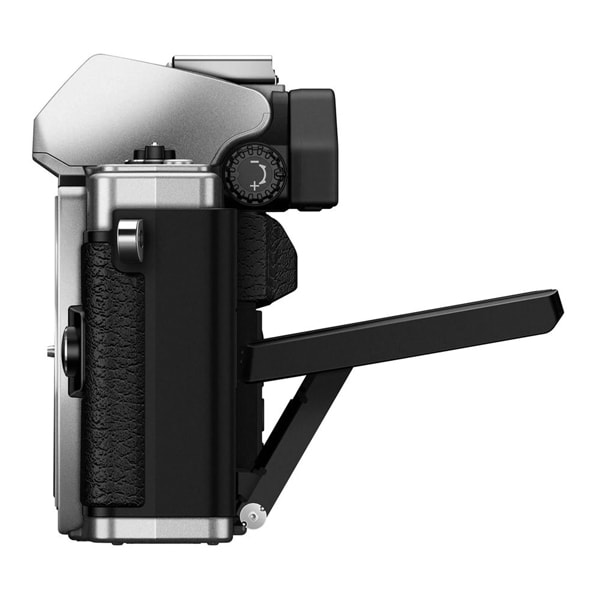 Aparat foto Mirrorless OLYMPUS E-M10 Mark III, 16.1 MP, 4K, Wi-Fi, argintiu + Obiectiv EZ-M1442IIR