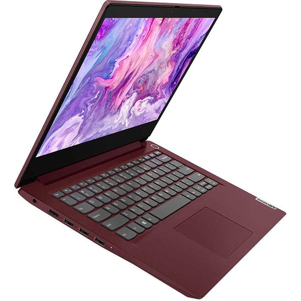 Laptop LENOVO IdeaPad 3 14IIL05, Intel Core i5-1035G1 pana la 3.6GHz, 14" Full HD, 8GB, SSD 512GB, Intel UHD Graphics, Free DOS, rosu
