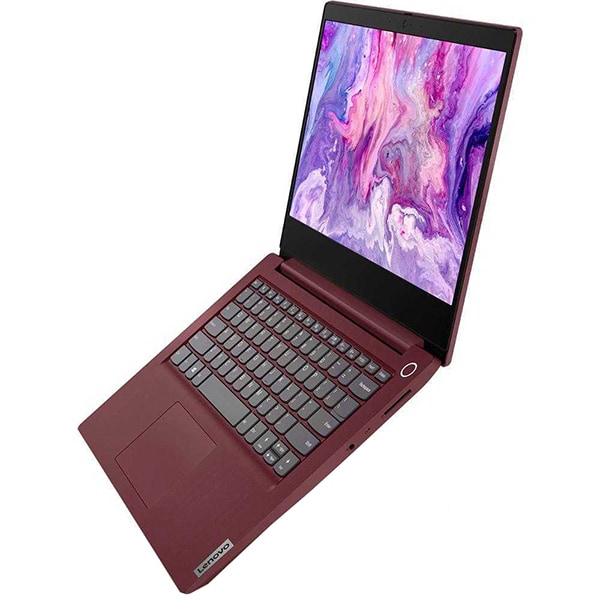 Laptop LENOVO IdeaPad 3 14IIL05, Intel Core i5-1035G1 pana la 3.6GHz, 14" Full HD, 8GB, SSD 512GB, Intel UHD Graphics, Free DOS, rosu