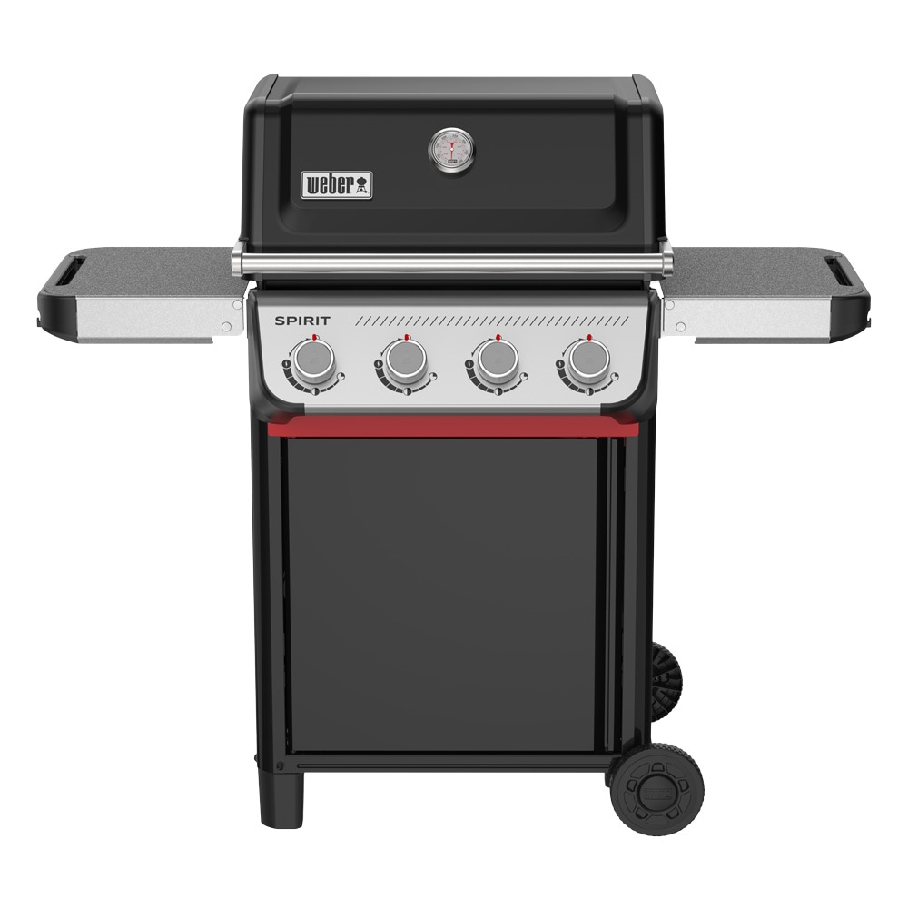 Gratar gaz WEBER Spirit E415, 63 x 64.5 cm, 4 arzatoare, negru