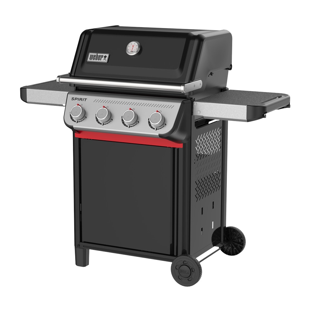 Gratar gaz WEBER Spirit E415, 63 x 64.5 cm, 4 arzatoare, negru