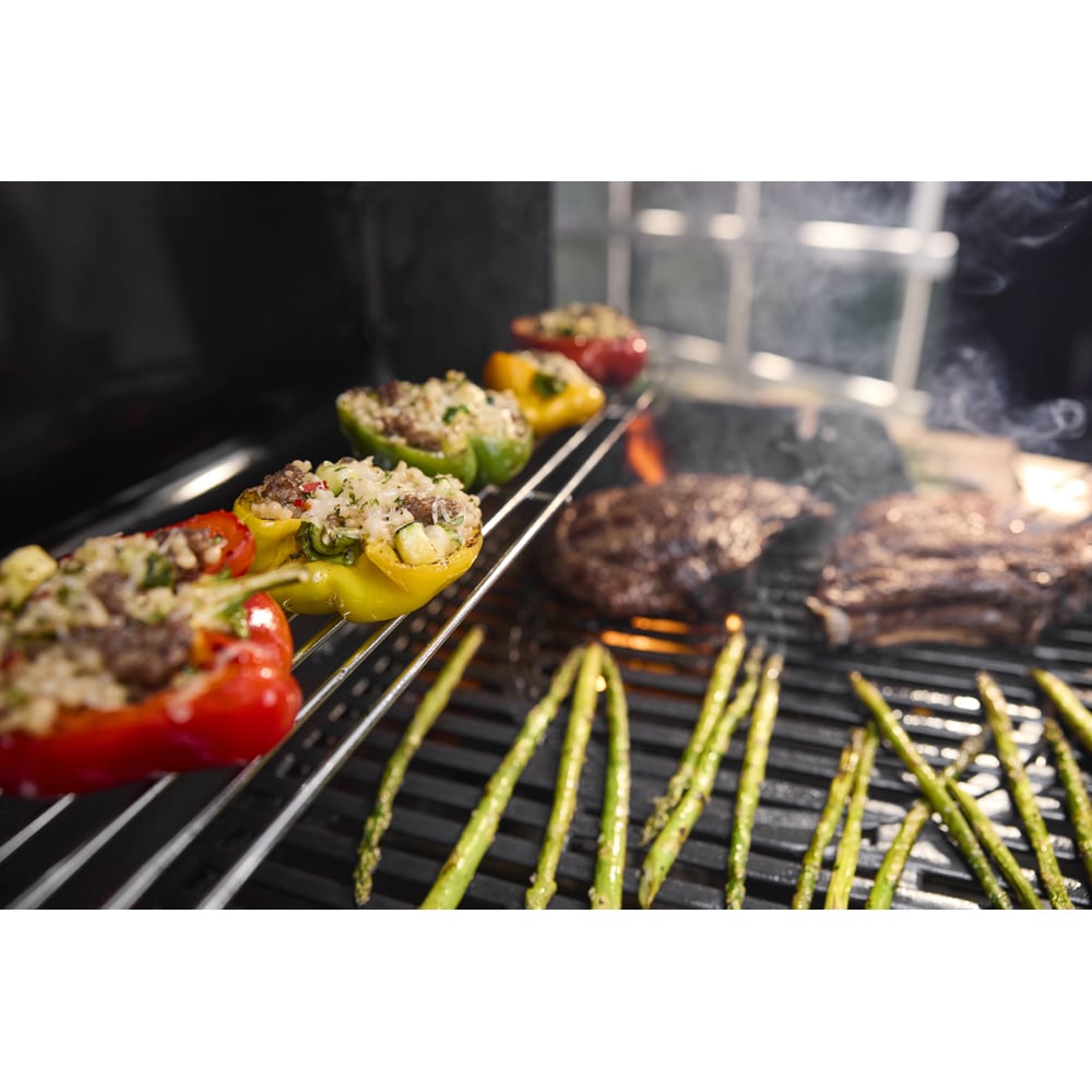 Gratar gaz WEBER Spirit E415, 63 x 64.5 cm, 4 arzatoare, negru