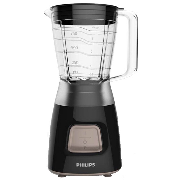 Blender PHILIPS Daily Collection HR2052/90, 1.25l, 450W, 1 treapta viteza, negru 