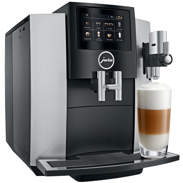 Espressor automat JURA S8, 1.9l, 1450W, 15 bar, argintiu-negru