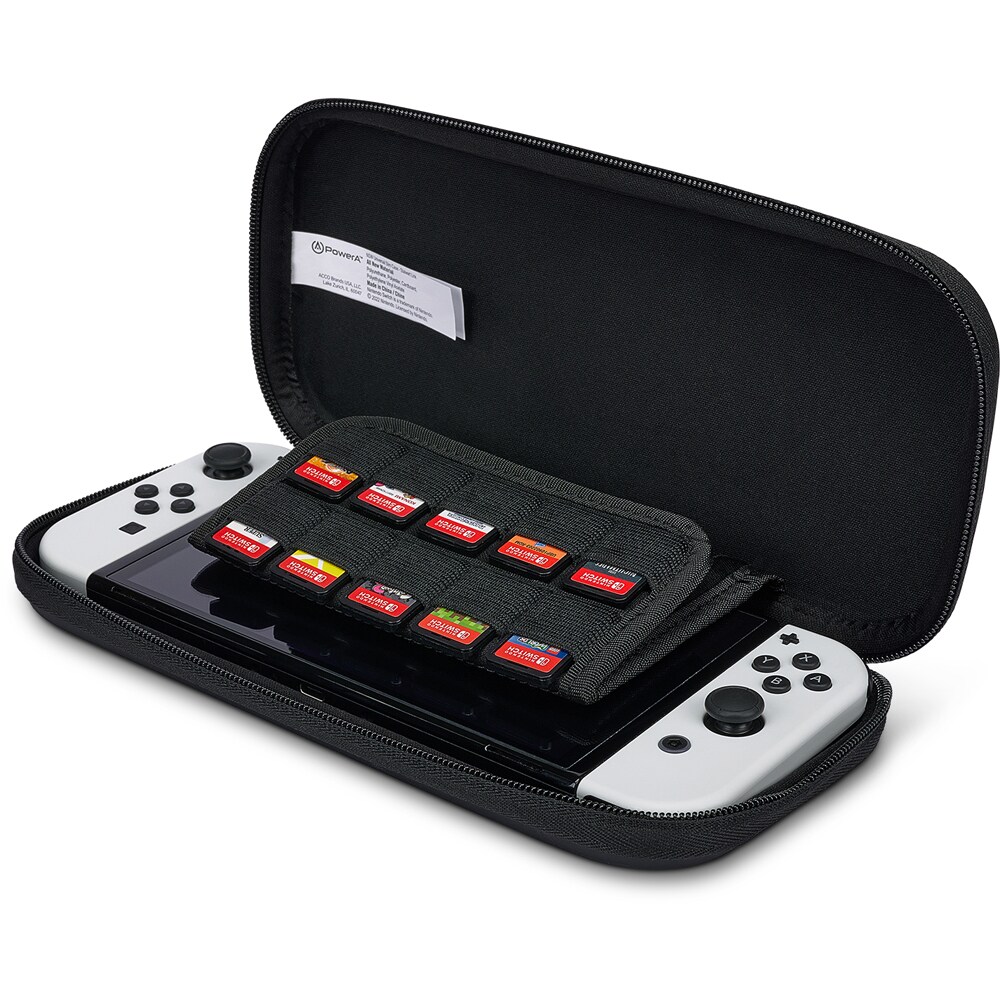 Husa slim pentru Nintendo Switch/OLED/Lite POWERA Master Sword Defense 1526550-01, alb