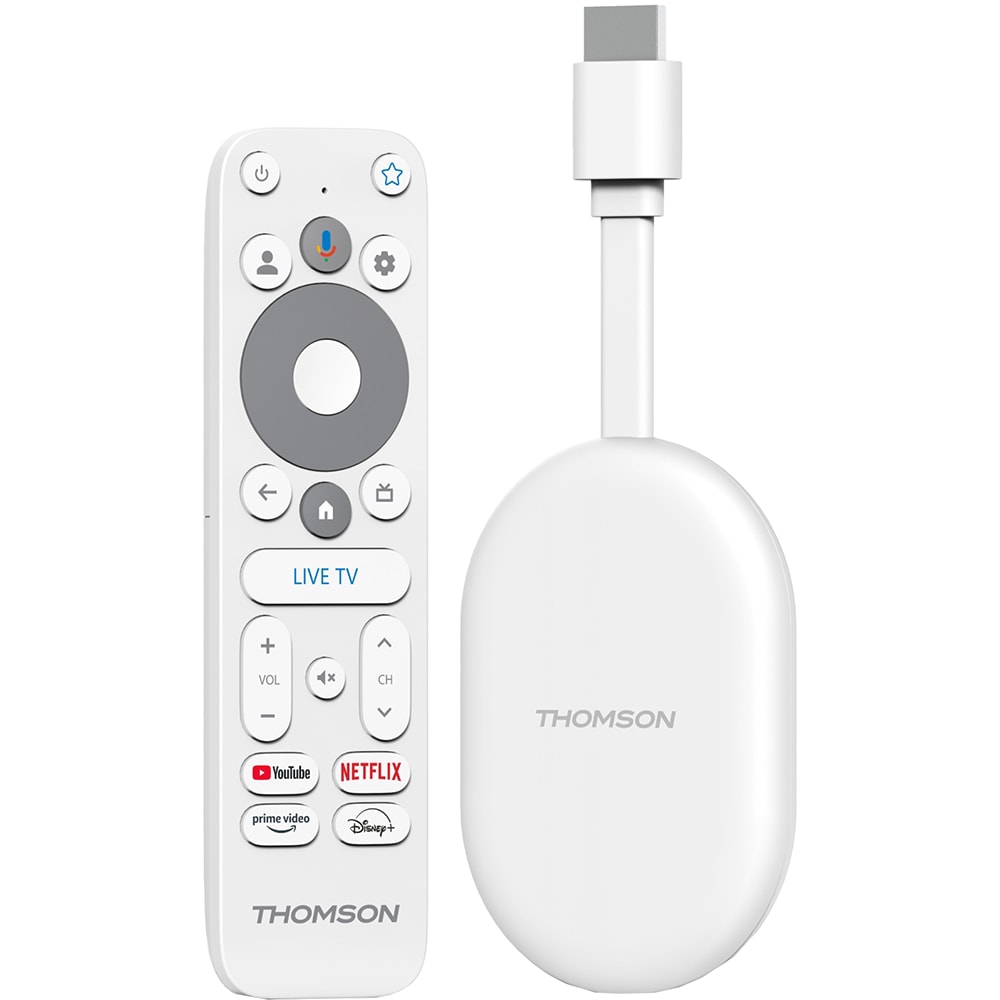 Mediaplayer THOMSON Streaming Stick 152, 4K, Wi-Fi, alb