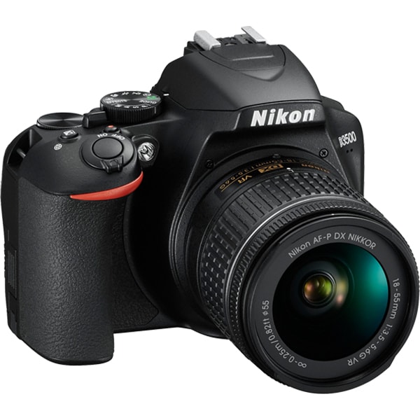 Aparat foto DSLR NIKON D3500, 24.2 MP, negru + Obiectiv AF-P 18-55mm VR