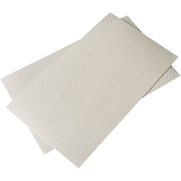 Folie protectie pentru tableta CLEARPLEX, Fibra Carbon L, 9-11", spate, alb