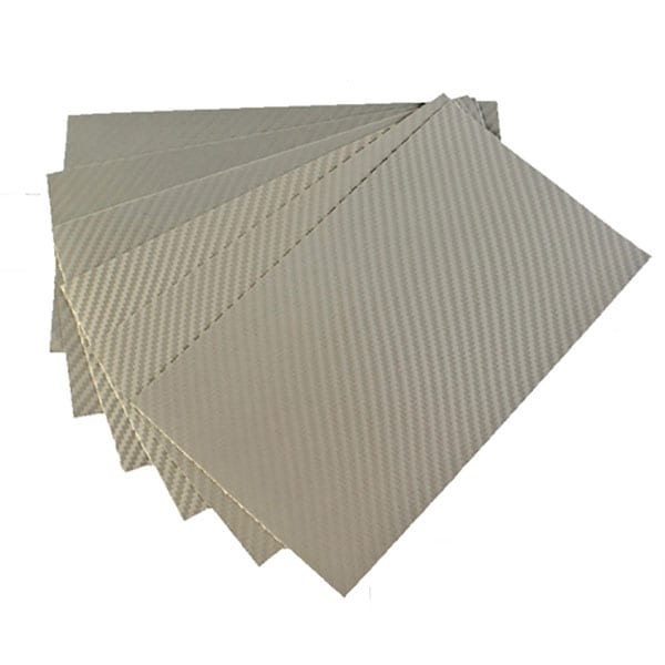 Folie protectie pentru tableta CLEARPLEX, Fibra Carbon M, 7-8", spate, argintiu